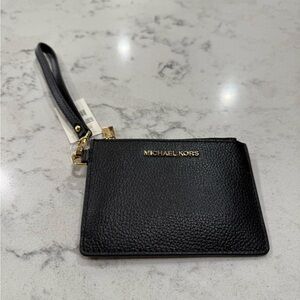 Michael Kors Black Wristlet Coin Purse